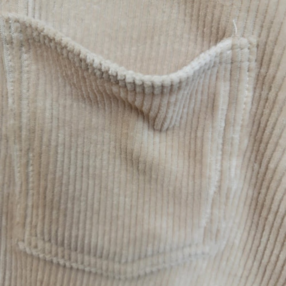 Khaki Corduroy Pull on Pant Size Large - Picture 4 of 6